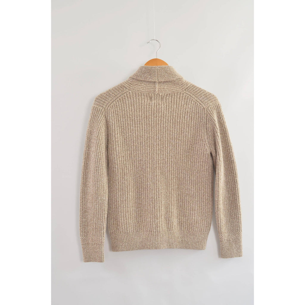 oatmeal cotton gap kids fisherman cardigan