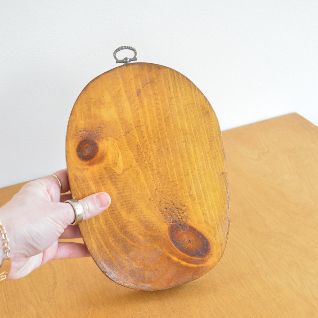 sweet little wooden bird wall piece