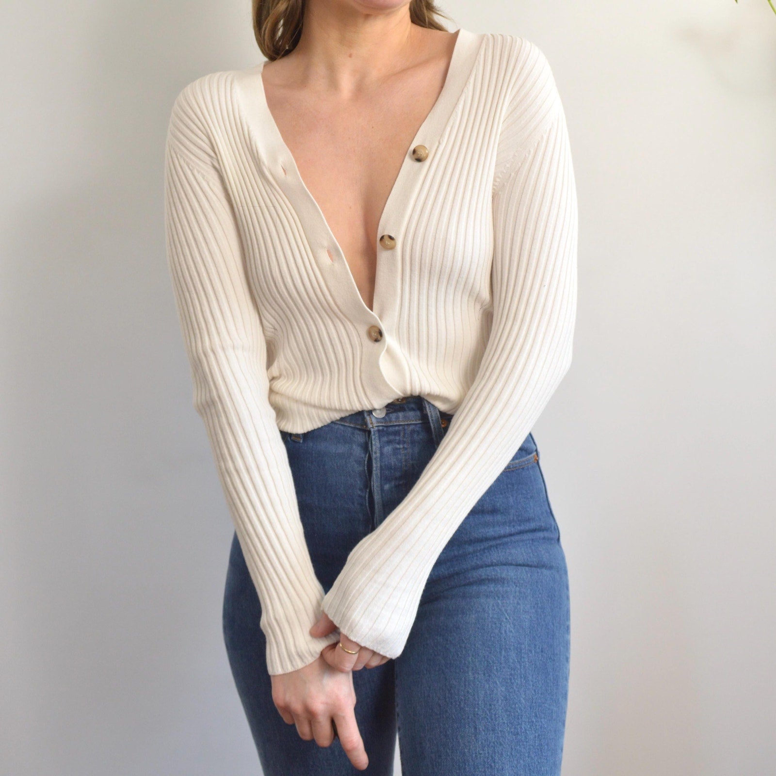 beautiful ann taylor ribbed cardigan