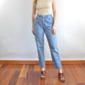 31 x 30 high rise mid wash land’s end 90s fit denim