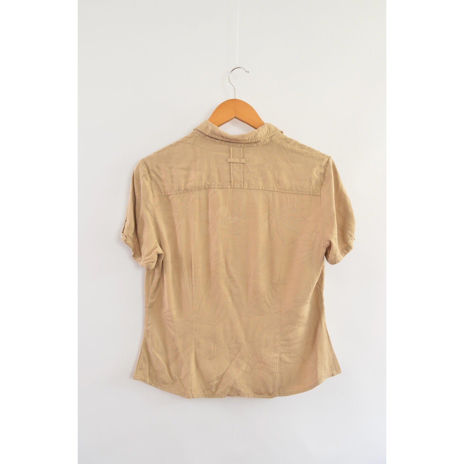 silk tan caribbean joe petite button down