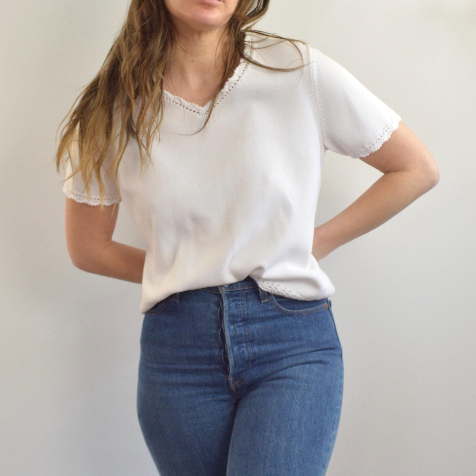 sweet little vintage cotton rafaella sweater tee