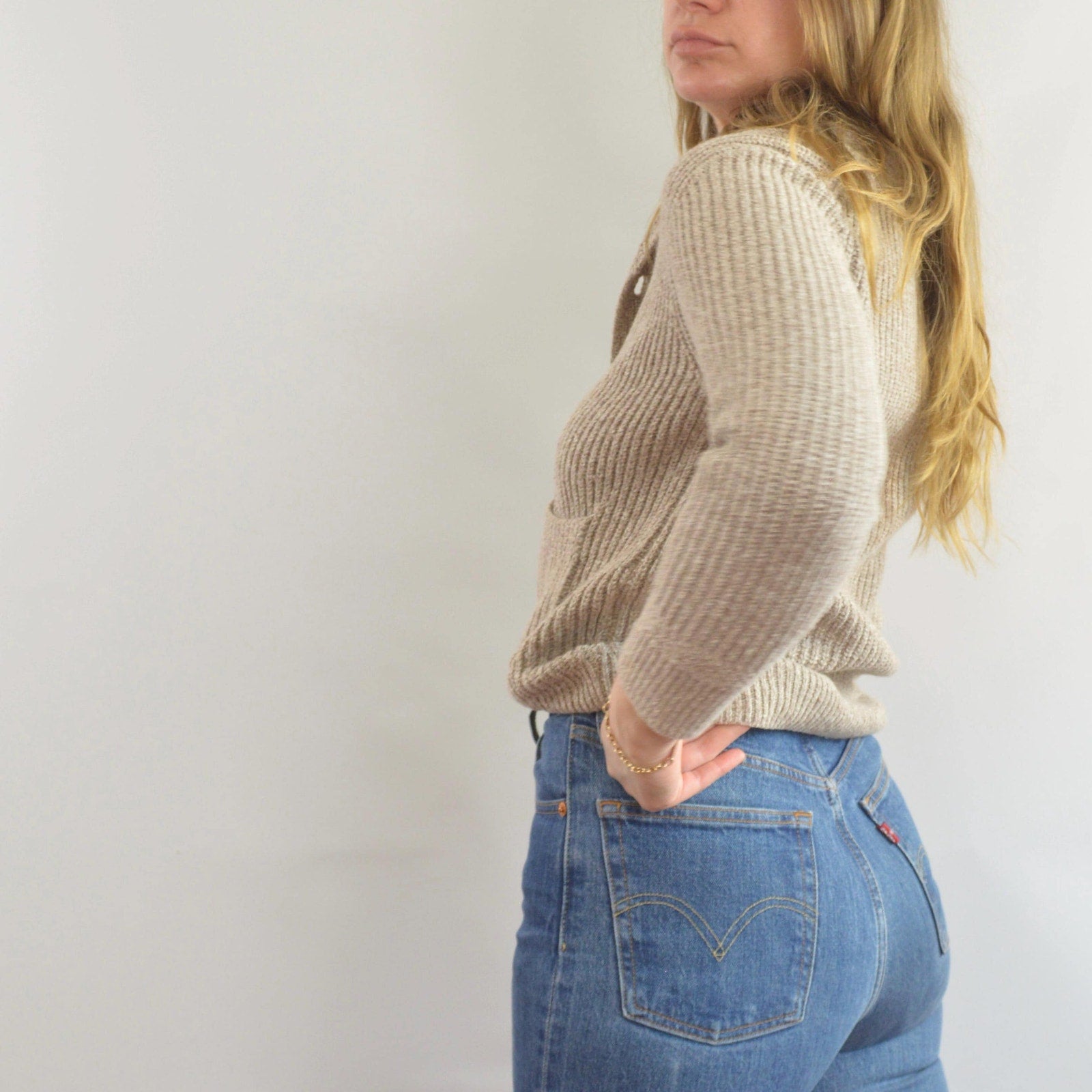 oatmeal cotton gap kids fisherman cardigan