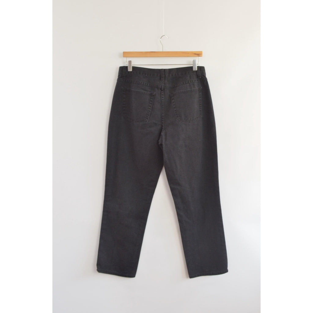30 x 28 black tapered high waisted LA blues vintage denim